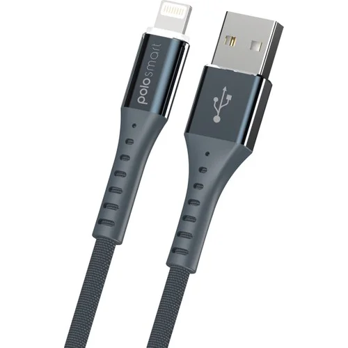Polosmart PSM25 Apple Uyumlu Lightning Led Aydınlatmalı Şarj ve Data Kablosu 2.1A