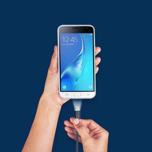 Polosmart PSM26 Type-C 2.4A Led Aydınlatmalı Hızlı Şarj ve Data Kablosu