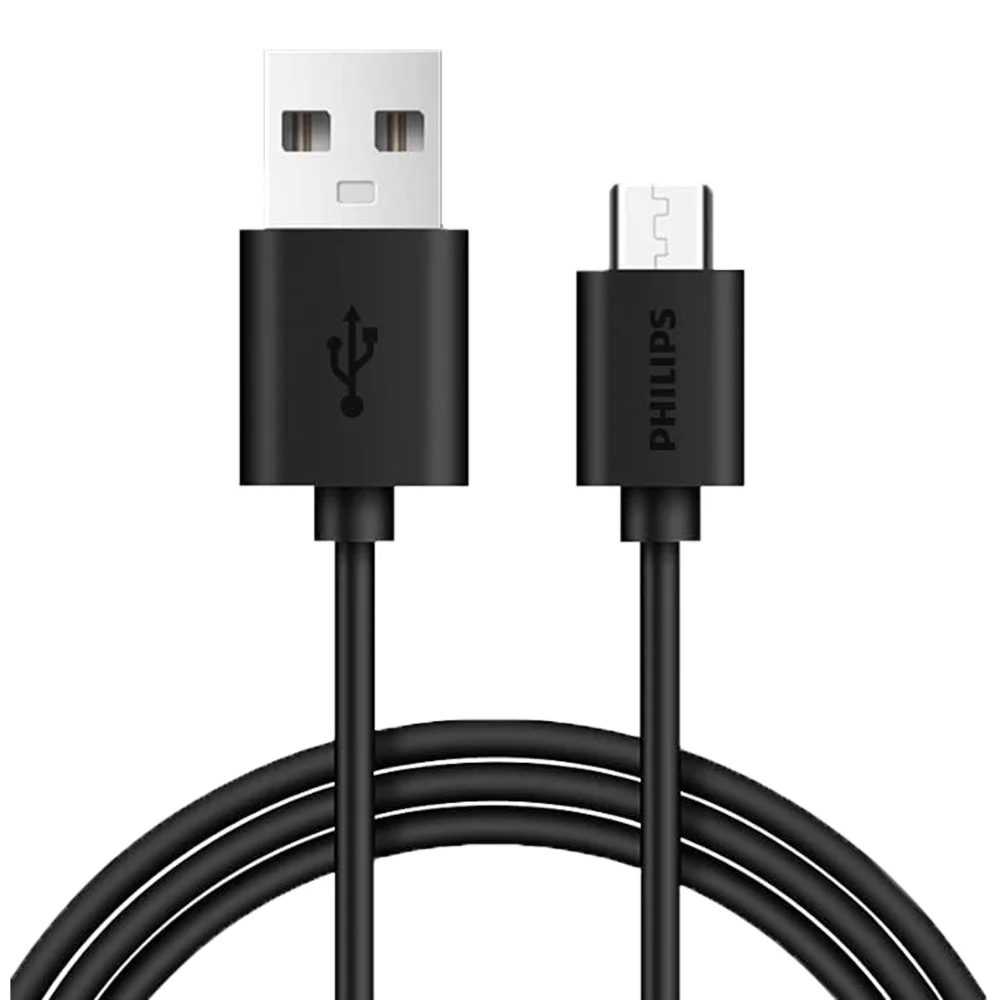 Philips 3A 45W UsbA to Universal Micro Hızlı Data ve Şarj Kablosu 1.2Metre DLC3104U