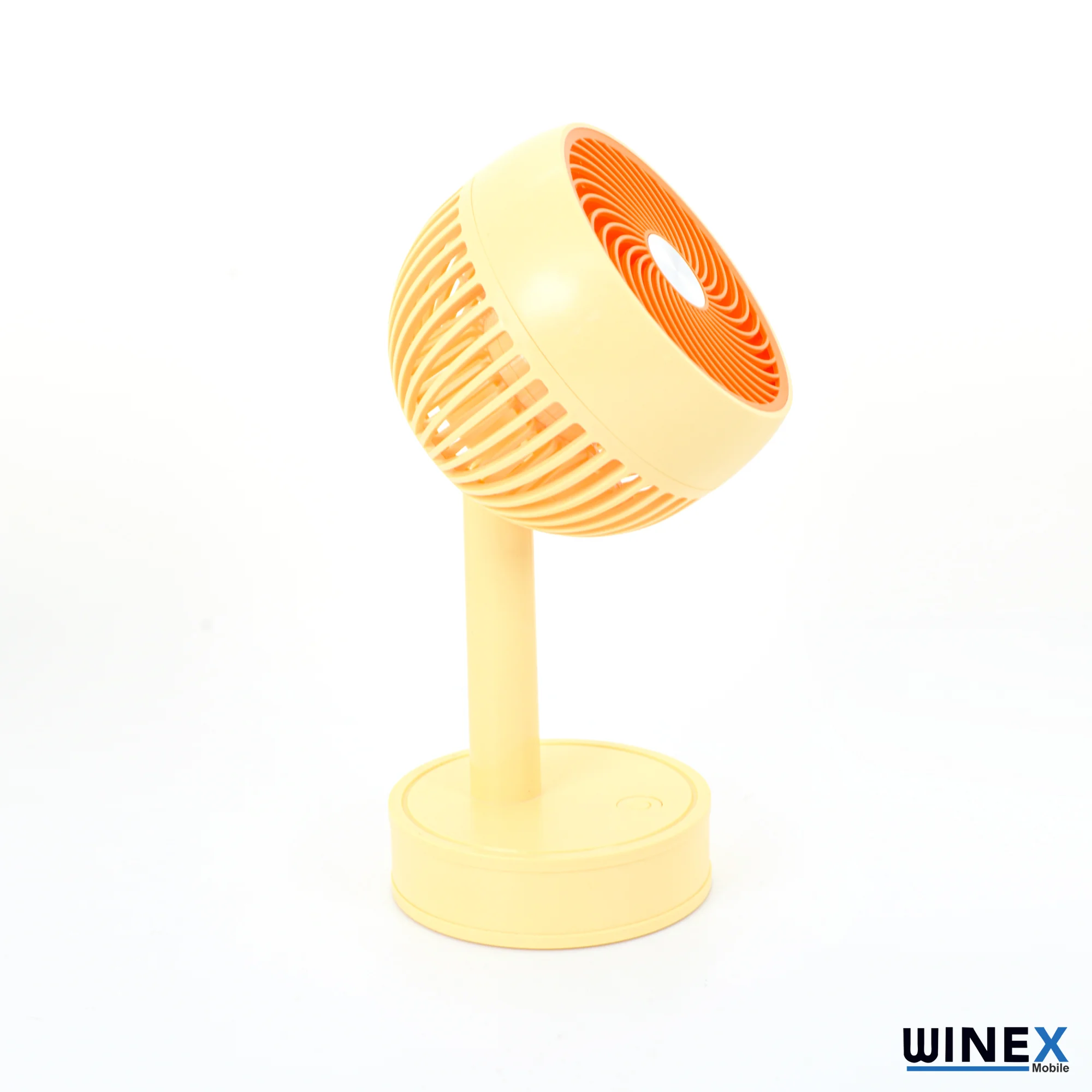 Winex Mini Taşınabilir Portatif Fan 3 Kademeli Vantilatör Sarı