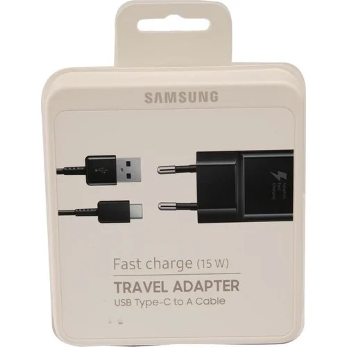 Samsung TA20 UsbA to Type-C Kablolu Set Hızlı Seyahat Şarjı Siyah - EP-TA20EBENGWW(Samsung Türkiye Garantilidir)