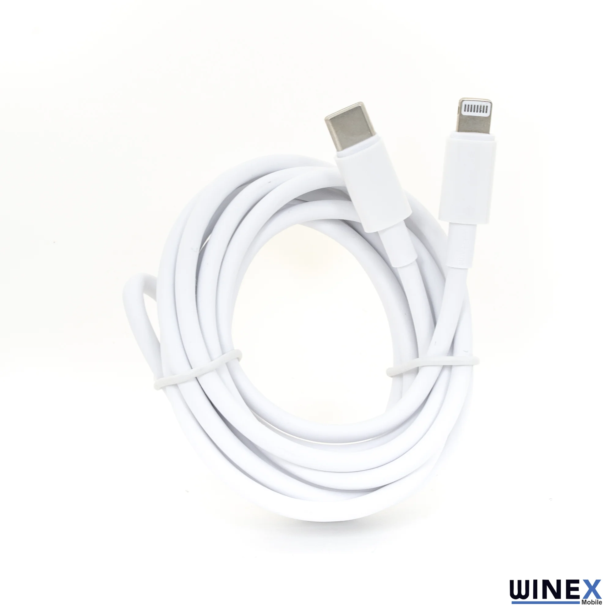 Winex 3A 45W Type-C to Lightning Data ve Hızlı Şarj Kablosu 3’lü Paket 1, 2, 3 Metre Beyaz SX25P