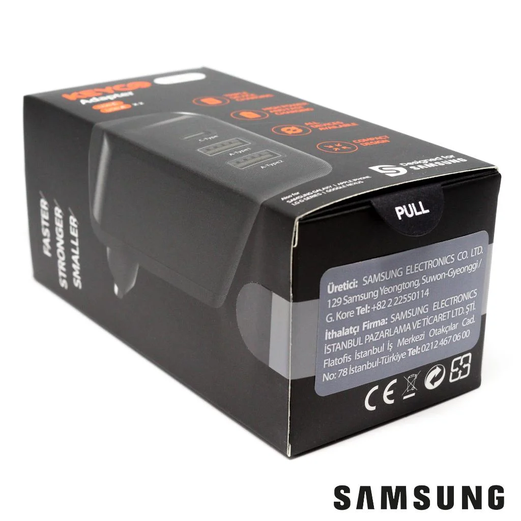 Samsung Keyco 25W Pd Quick Charger 3 Çıkışlı Yeni Nesil Şarj Aleti Kablolu Set Samsung Türkiye Garantili