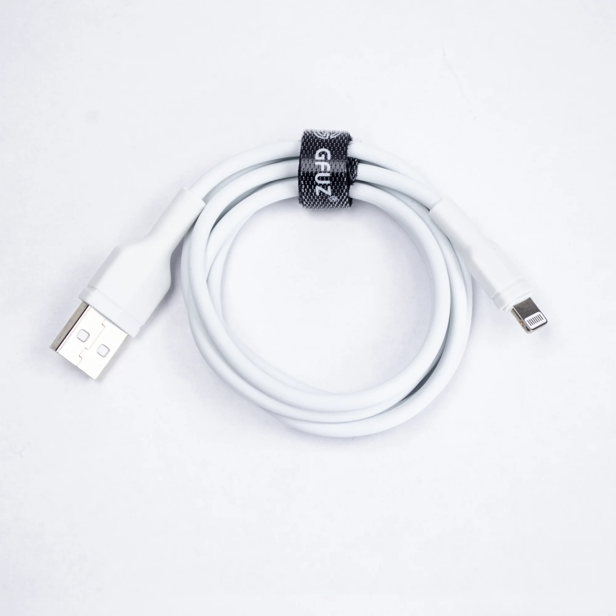 Gfuz CA58 2.4A UsbA to Lightning Data ve Hızlı Şarj Kablosu Beyaz