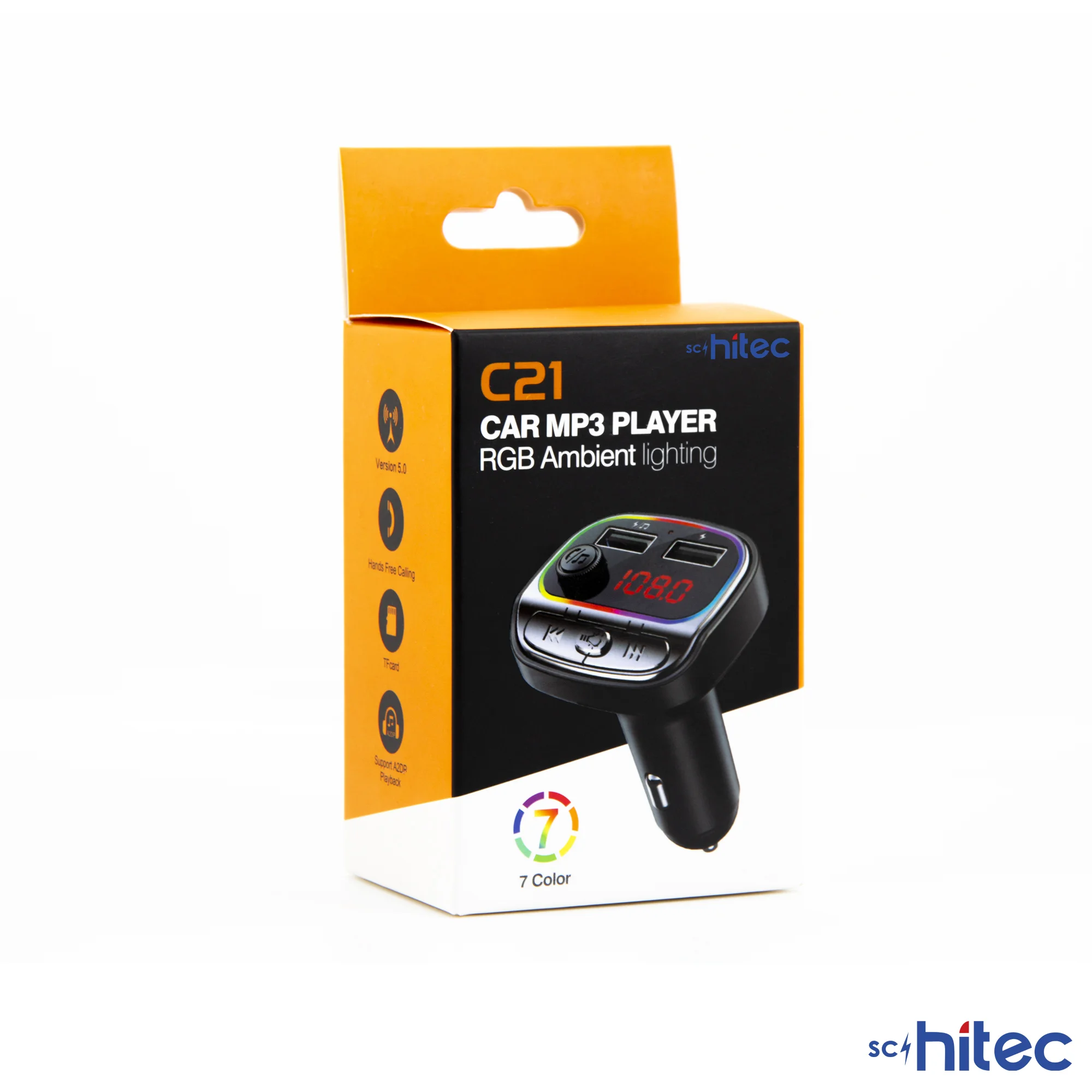 ScHitec C21 Fm Handsfree Bluetooth Modülatör Araç MP3 Player