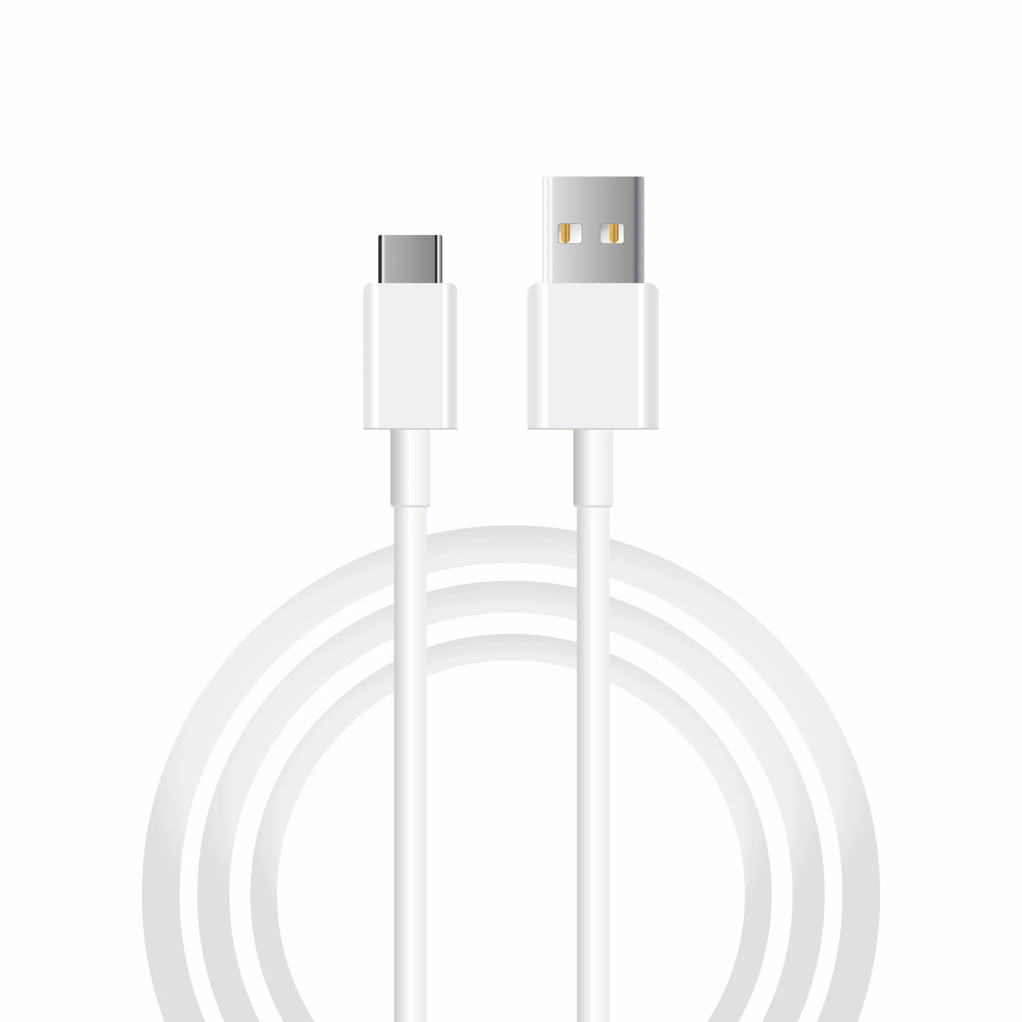 ScHitec X73 UsbA to Type-C 3A 60W 2Metre Data ve Hızlı Şarj Kablosu Beyaz