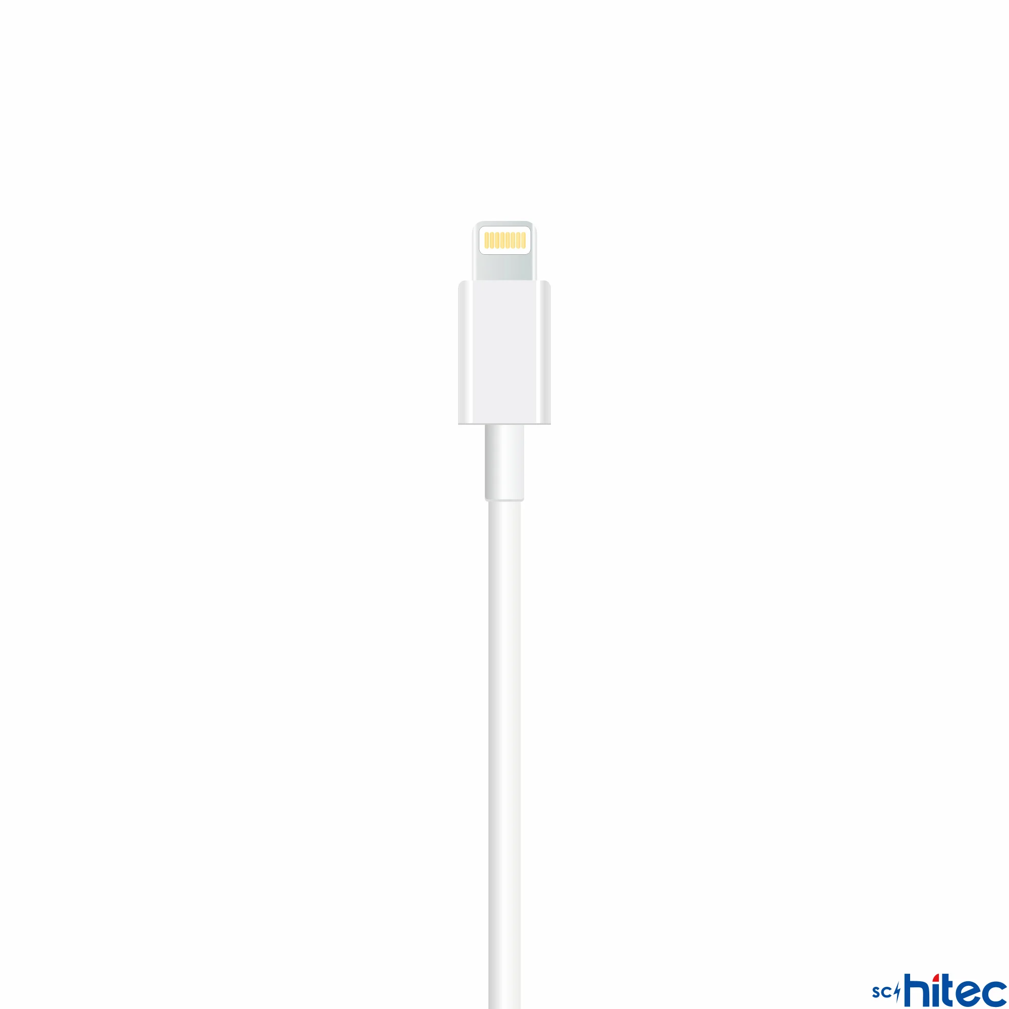 ScHitec X74 UsbA to İphone Lightning 2Metre Data ve Hızlı Şarj Kablosu Beyaz