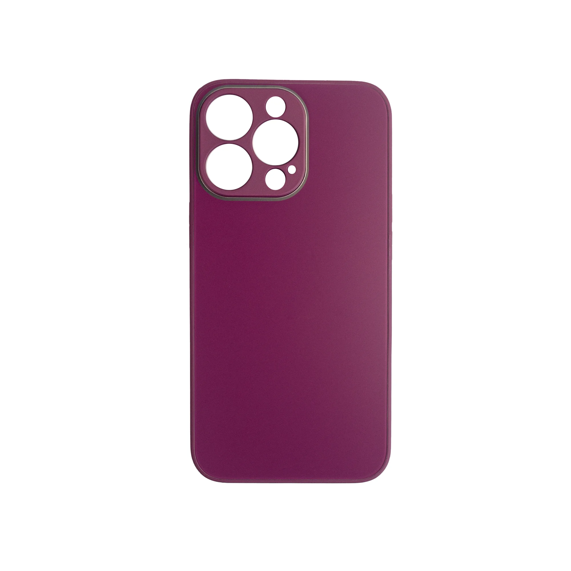 ScHitec Deluxe İphone 13 Pro Max Mat Kılıf Mor