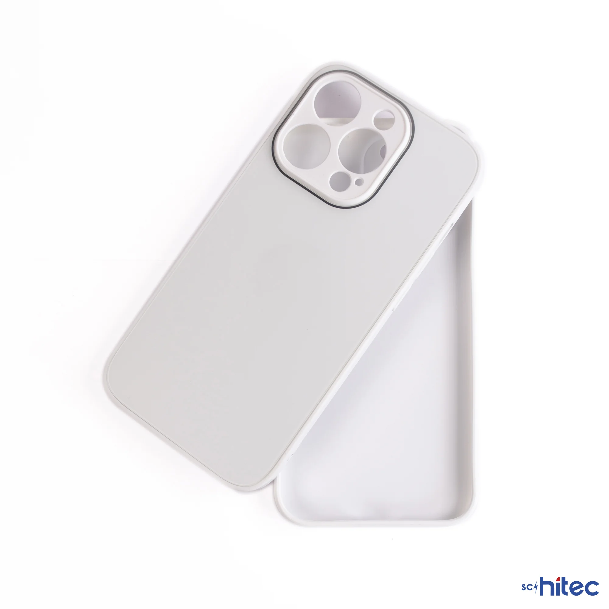 ScHitec Deluxe İphone 14 Pro Max Mat Kılıf Beyaz