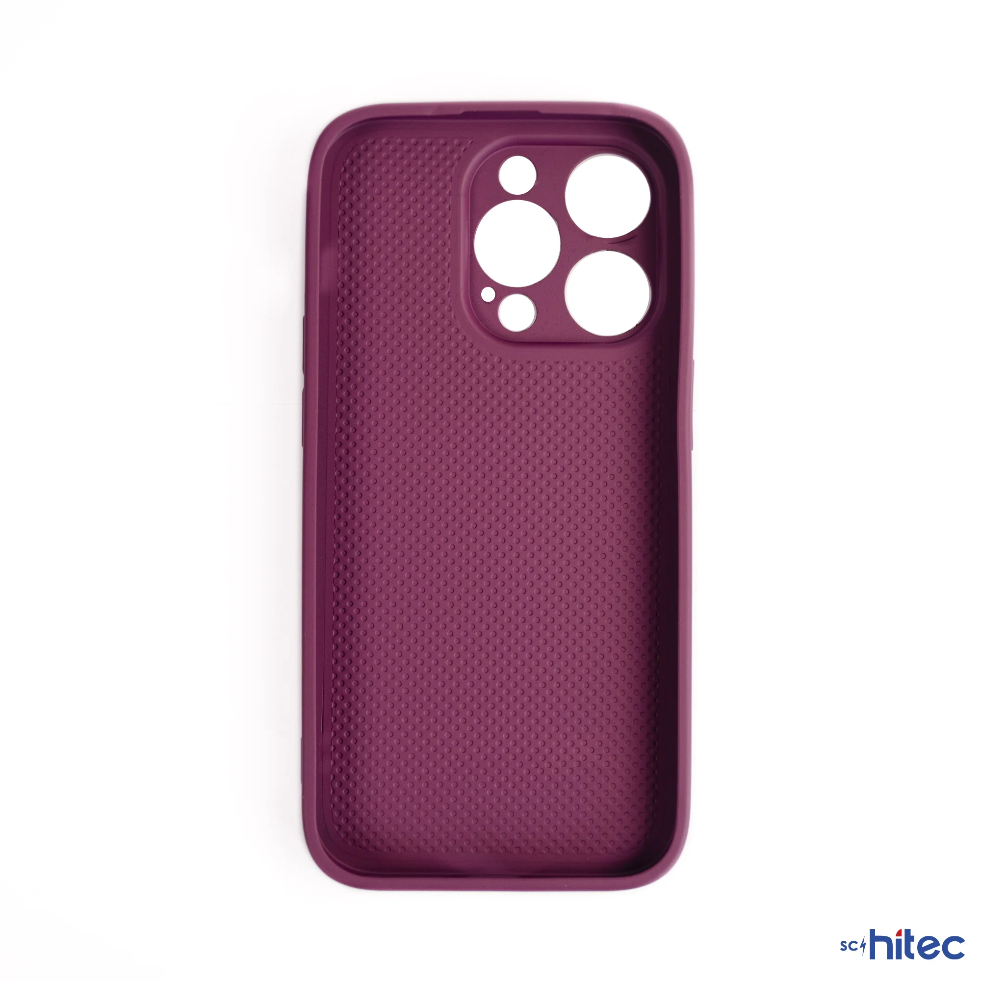 ScHitec Deluxe İphone 14 Pro Max Mat Kılıf Mor
