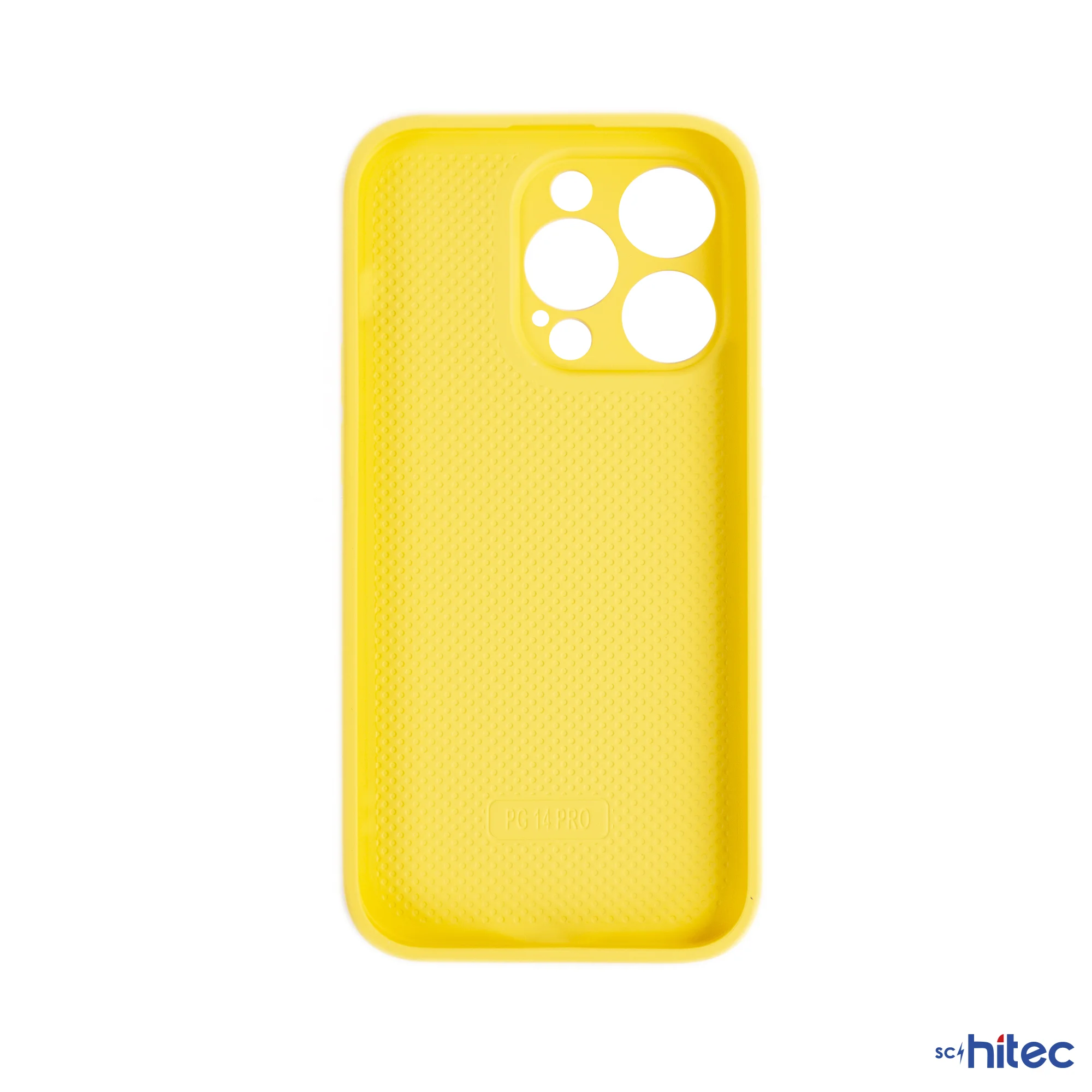 ScHitec Deluxe İphone 14 Pro Mat Kılıf Sarı