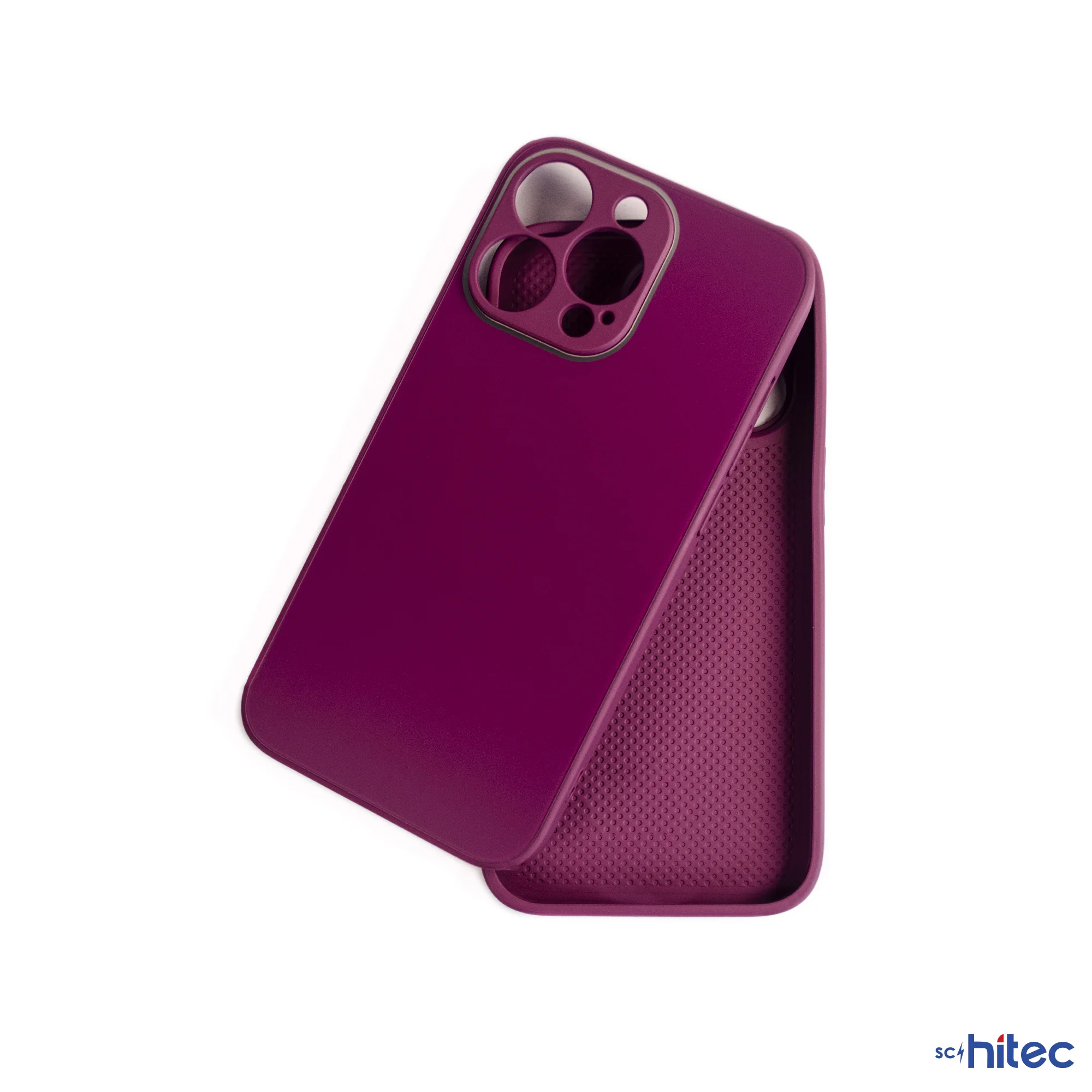ScHitec Deluxe İphone 12 Pro Max Mat Kılıf Mor