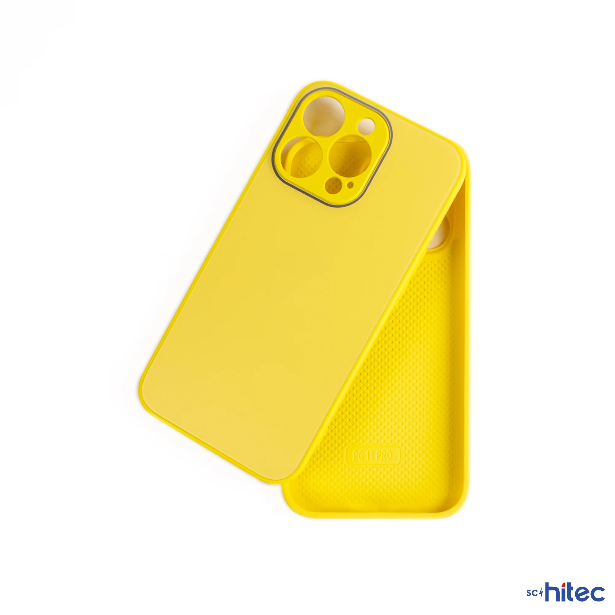 ScHitec Deluxe İphone 12 Pro Max Mat Kılıf Sarı