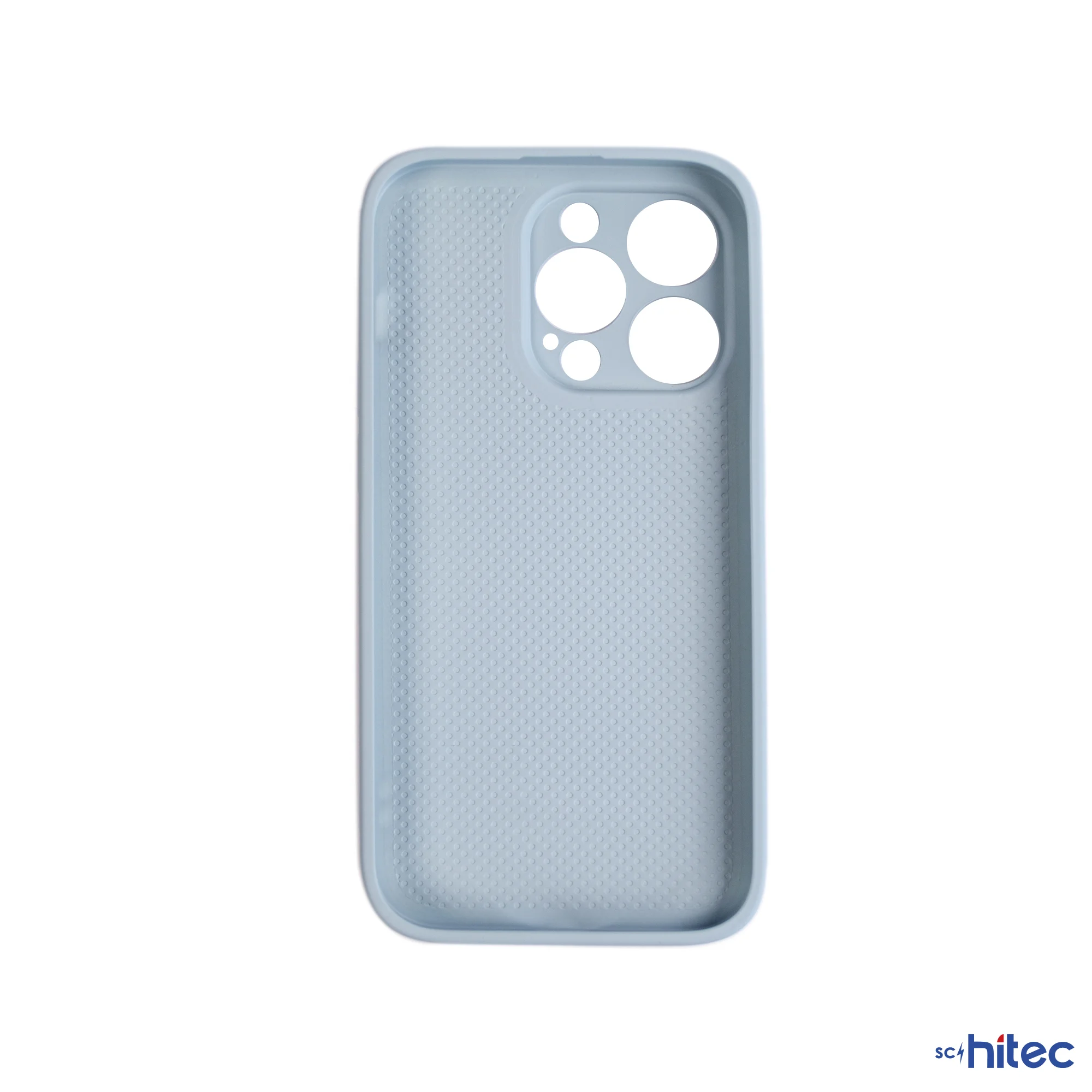 ScHitec Deluxe İphone 12 Pro Max Mat Kılıf Buz Mavisi
