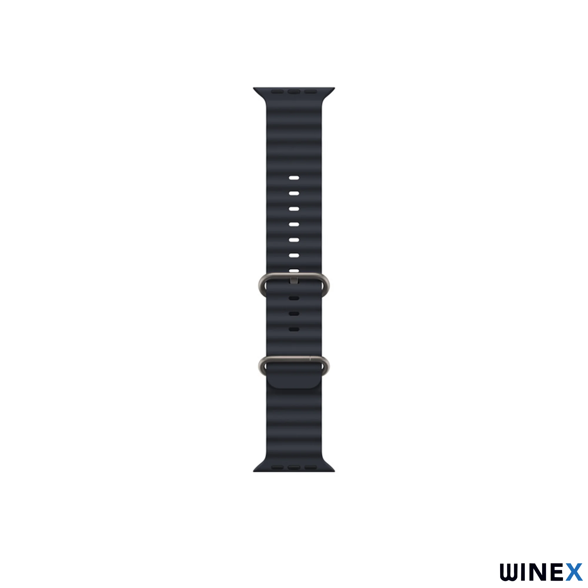 Winex Watch 8 Ultra Max Amoled Ekran Android İos HarmonyOs Uyumlu Üç Kordonlu Akıllı Saat Siyah