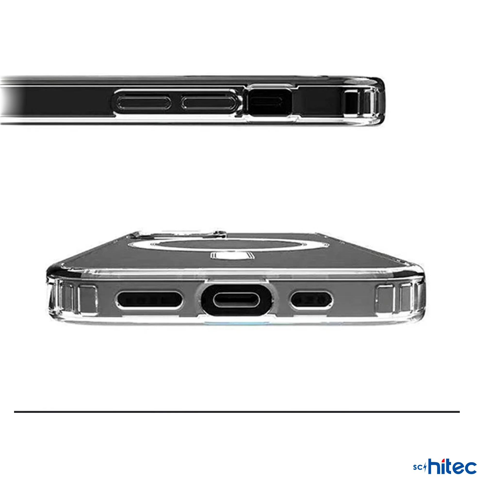 ScHitec İphone 14 Magsafe Özellikli Şeffaf Kılıf
