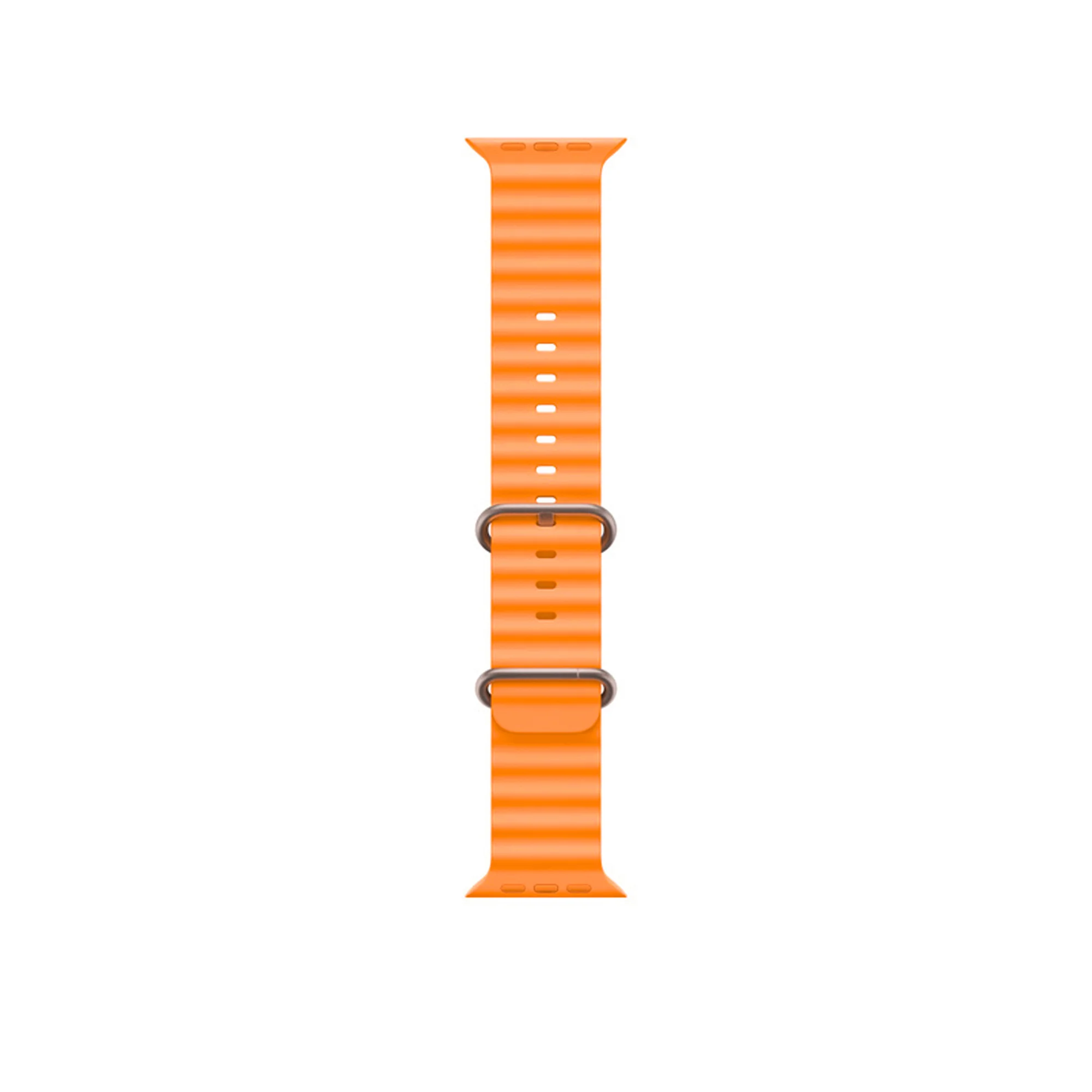 ScHitec 42-44mm Yeni Nesil Apple Uyumlu Akıllı Saat Kordonu Turuncu
