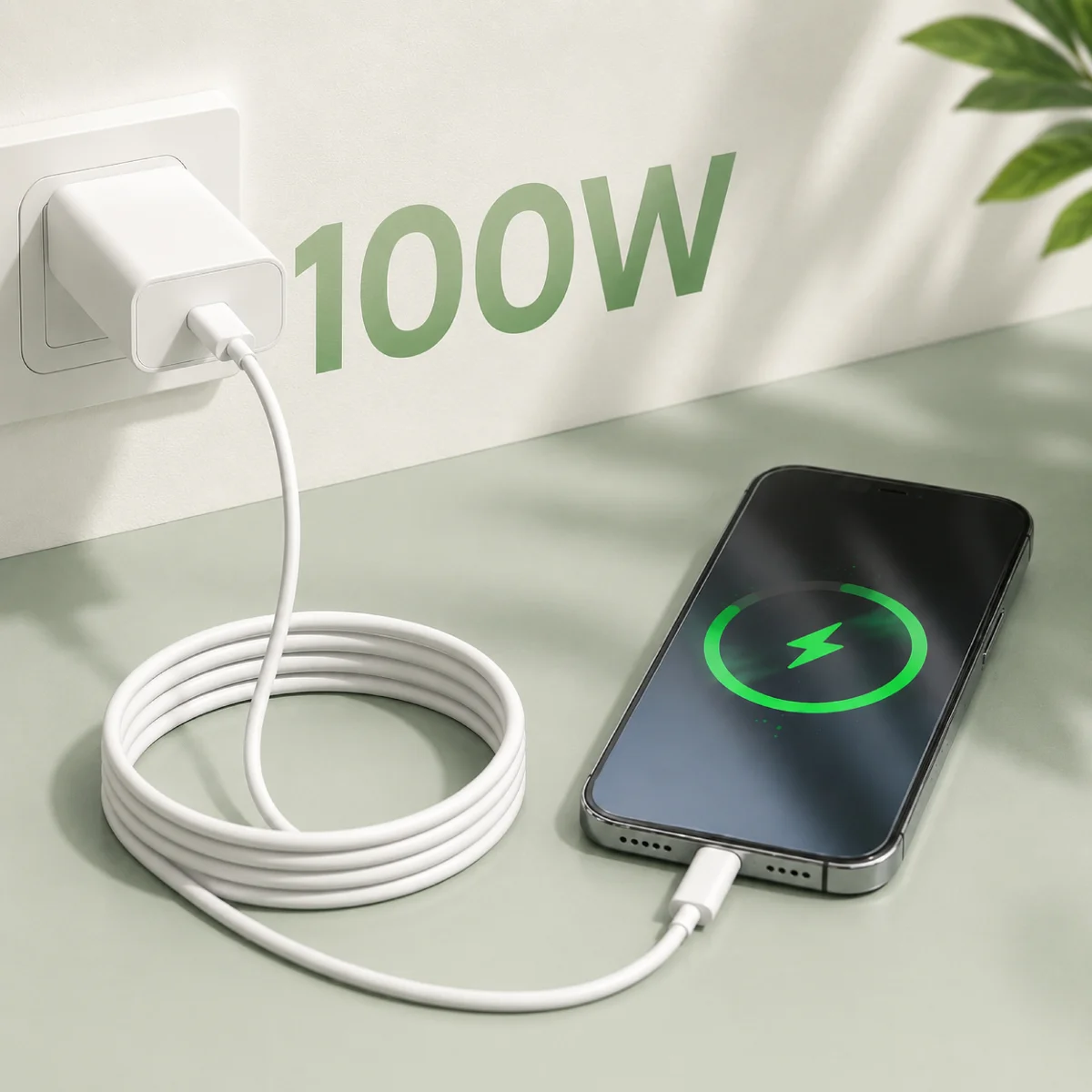ScHitec 6A 100W Type-C to Type-C 3Metre Süper Hızlı Data ve Şarj Kablosu