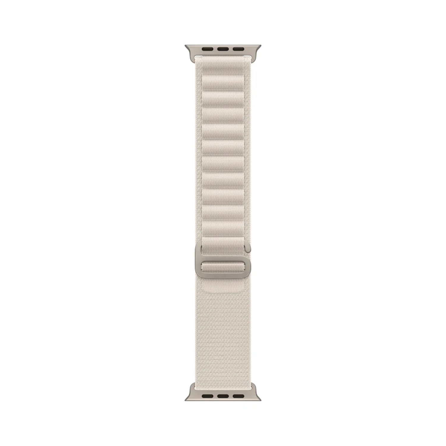 Winex 42-44mm Yeni Nesil Apple Uyumlu Akıllı Saat Kordonu Hasır Kancalı Beyaz
