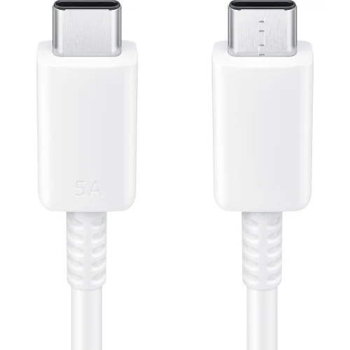 Samsung 5A 45W Type-C to Type-C Data ve Şarj Kablo Beyaz EP-DN975BWEGWW Samsung Türkiye Garantili