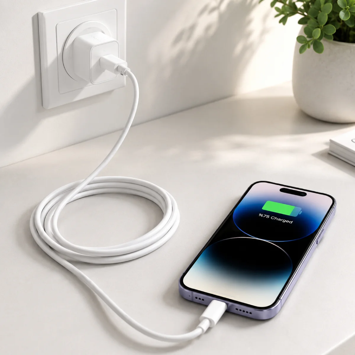 ScHitec 6A 100W Apple Uyumlu Type-C to Lightning 2Metre Süper Hızlı Data ve Şarj Kablosu