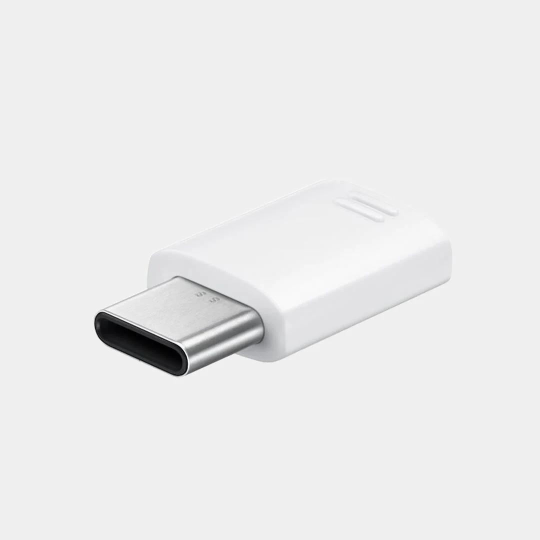 Samsung USB Micro USB to Type C Connector Adaptör Beyaz - EE-GN930BWEGWW