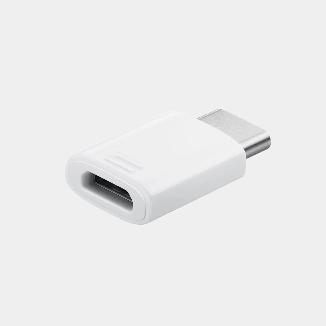 Samsung USB Micro USB to Type C Connector Adaptör Beyaz - EE-GN930BWEGWW