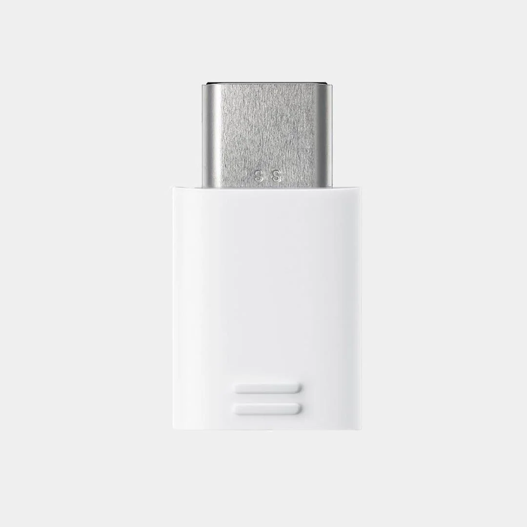 Samsung USB Micro USB to Type C Connector Adaptör Beyaz - EE-GN930BWEGWW