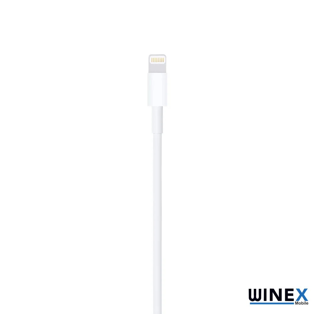 Winex 3A 60W UsbA to Lightning Data Ve Şarj Kablosu Beyaz WDF01