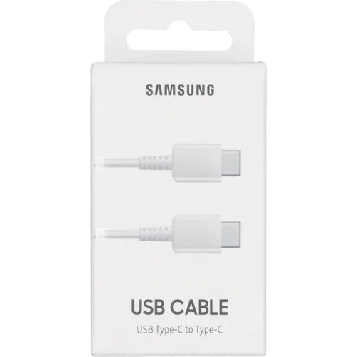 Samsung EP-DA705 Type-C To Type-C 25W Data ve Şarj Kablo Beyaz Samsung Türkiye Garantili