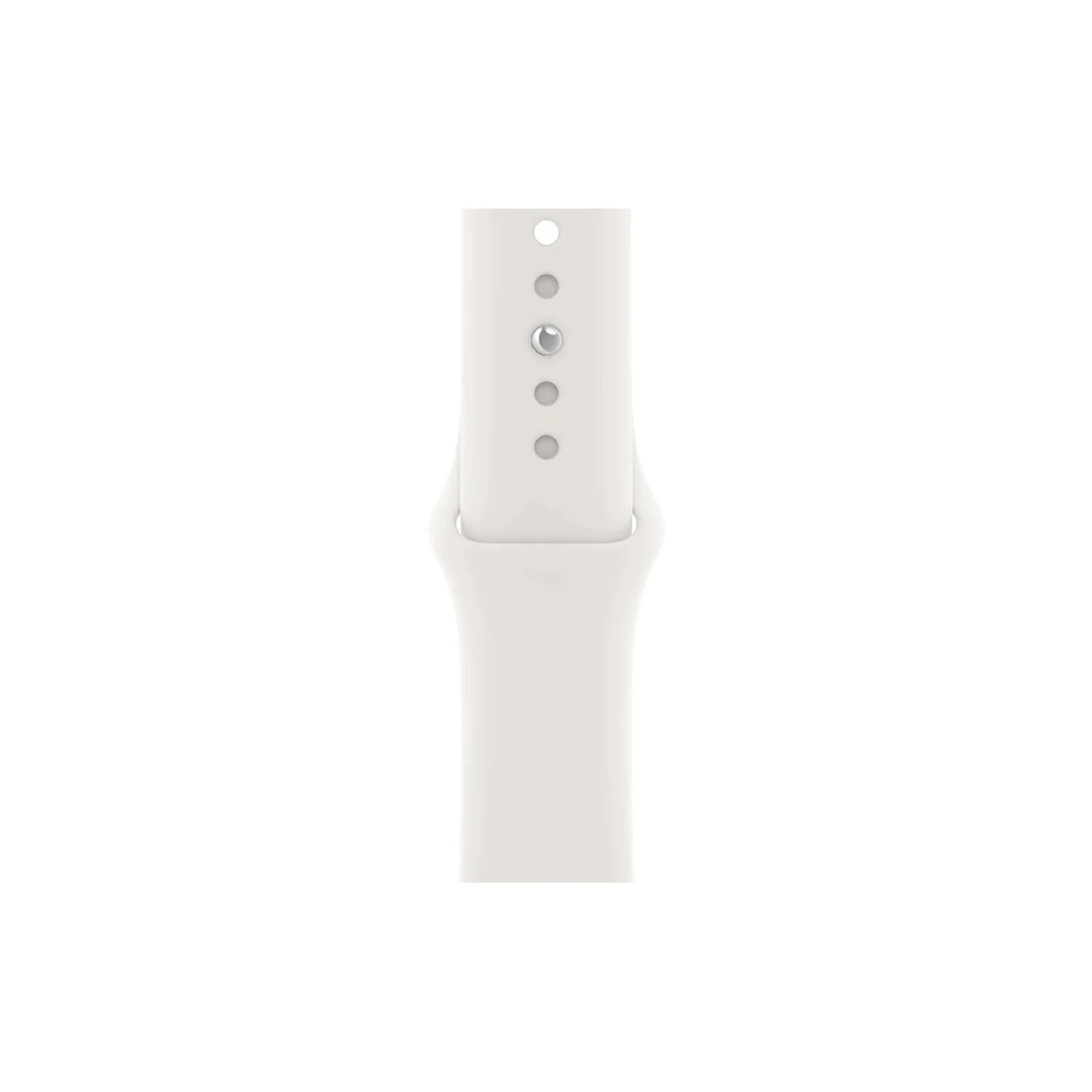 ScHitec 42-49mm Yeni Nesil Apple Uyumlu Akıllı Saat Kordonu Silikon Beyaz