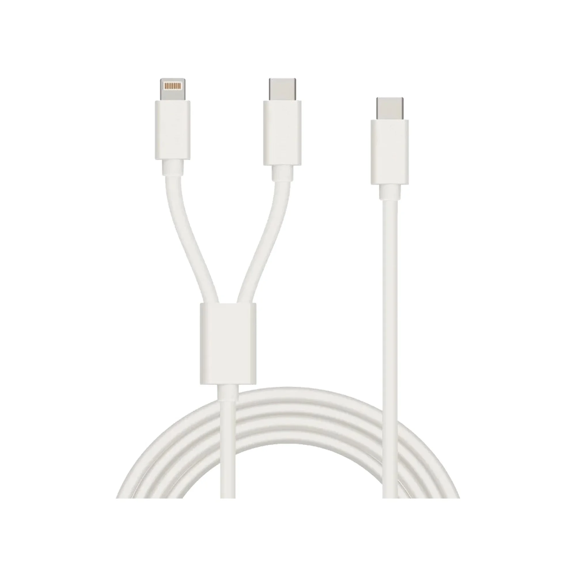 Winex 2in1 5A 120W Type-C to Type-C ve Lightning Hızlı Data ve Şarj Kablosu 120cm SX31C