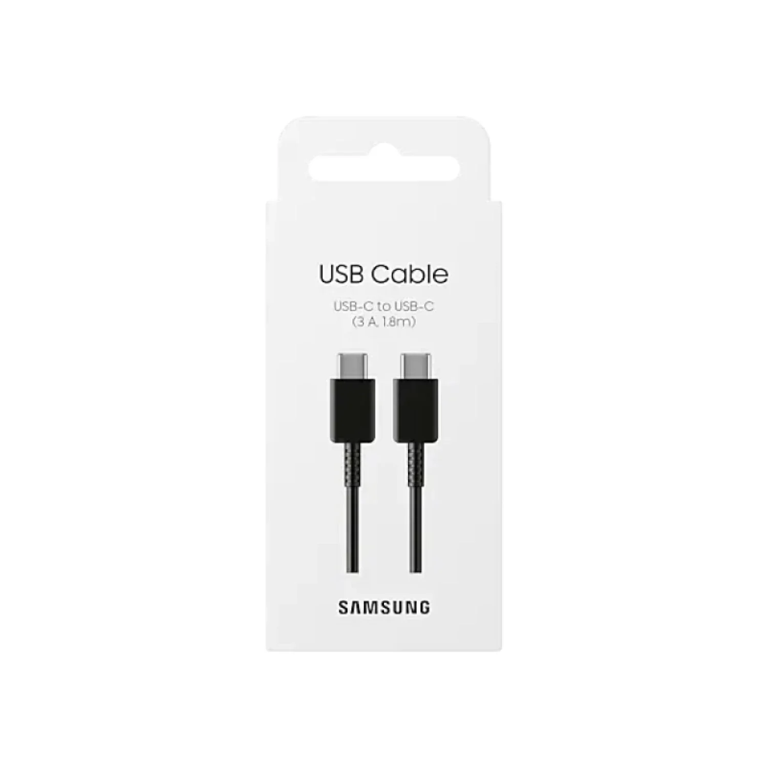 Samsung EP-DX310J 3A 60W Type-C To Type-C Data ve Şarj Kablo 1.8Metre Siyah Samsung Türkiye Garantili
