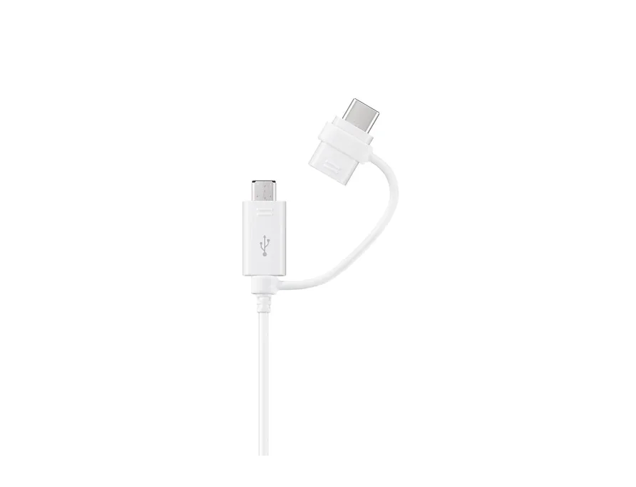 Samsung Kombo Kablo UsbA to Micro ve Type-C DG930DW (Samsung Türkiye Garantili)