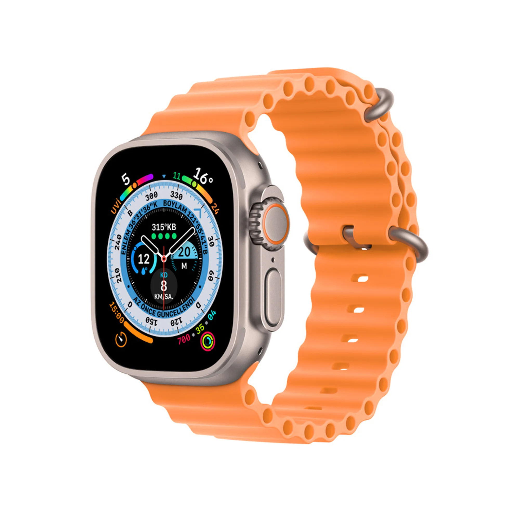 Winex Watch 8 Ultra Max Android İos HarmonyOs Uyumlu Çift Kordonlu Akıllı Saat