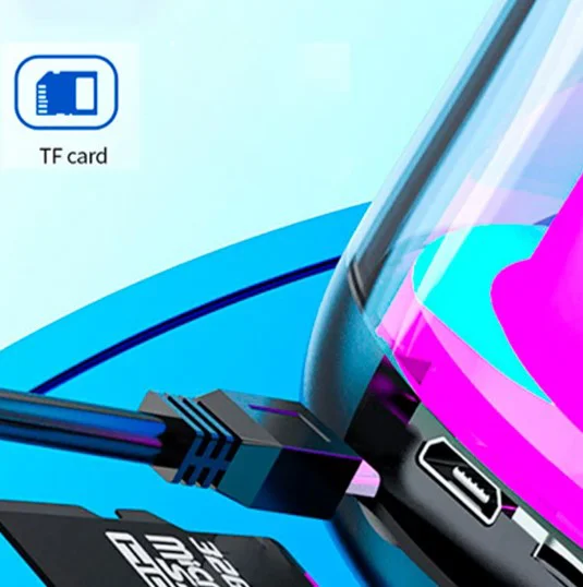 DVIP Q1 360 Taşınabilir Sound Bluetooth Hoparlör, Ambiyans Aydınlatma, TF/Sd Kart, Hifi