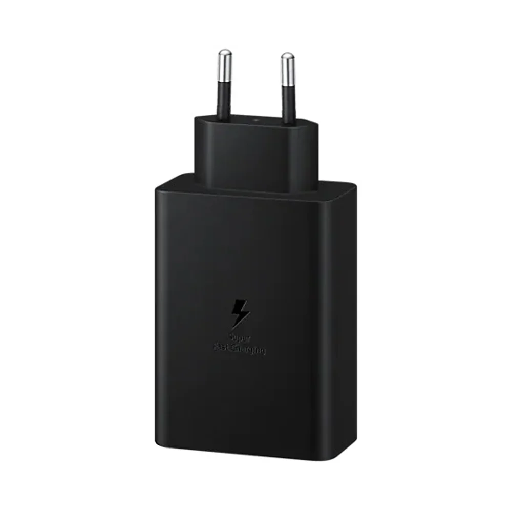 Samsung 3in1 Trio 65W 2xPD+UsbA Ev Tipi Şarj Aleti 3 Çıkışlı EP-T6530NBEGWW Samsung Türkiye Garantili
