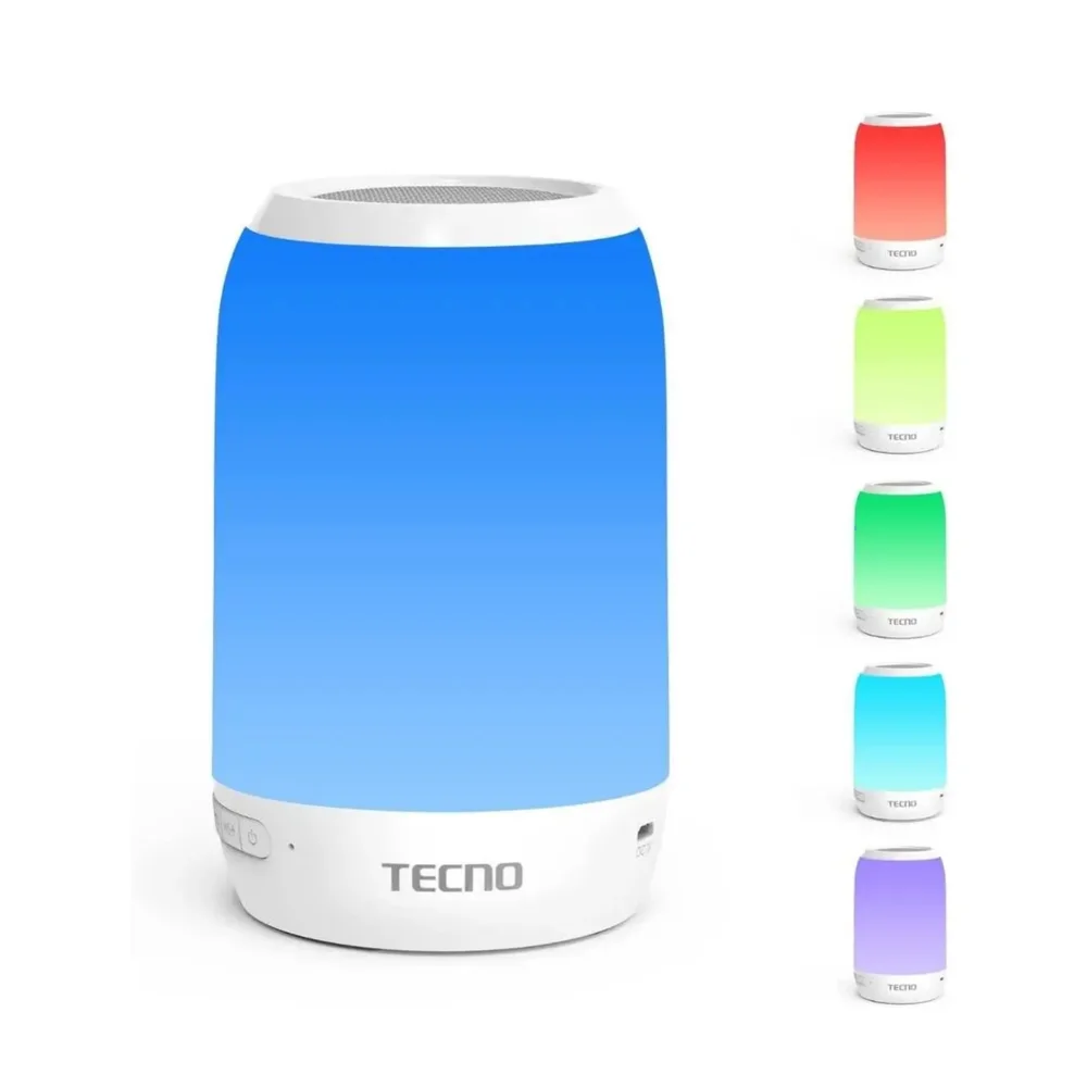 Tecno Square-S2 RGB Renkli Bluethooth Hoparlör Tecno Türkiye Garantili