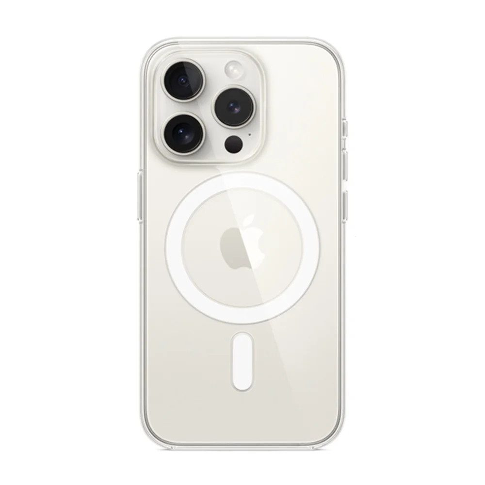 ScHitec İphone 15 Pro Magsafe Özellikli Şeffaf Kılıf
