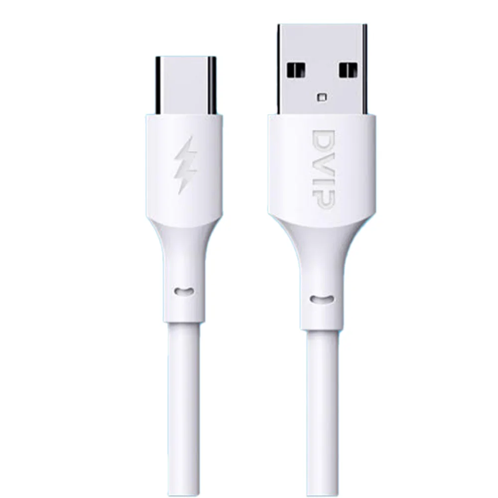 DVIP L24 6A 100W UsbA to Type-C Hızlı Şarj ve Data Kablosu Beyaz
