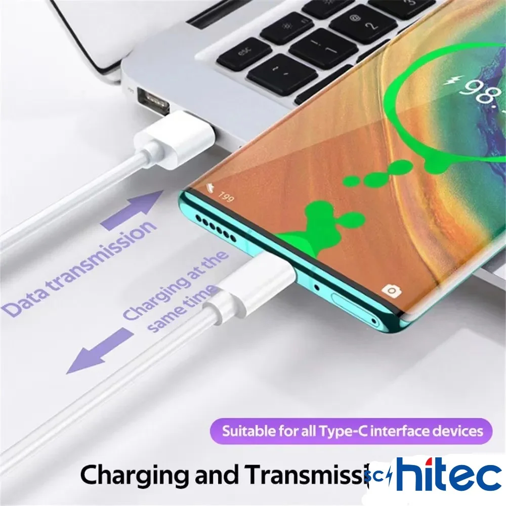 ScHitec 2in1 5A 120W UsbA to Type-C ve Lightning Hızlı Data ve Şarj Kablosu 120cm SX21C