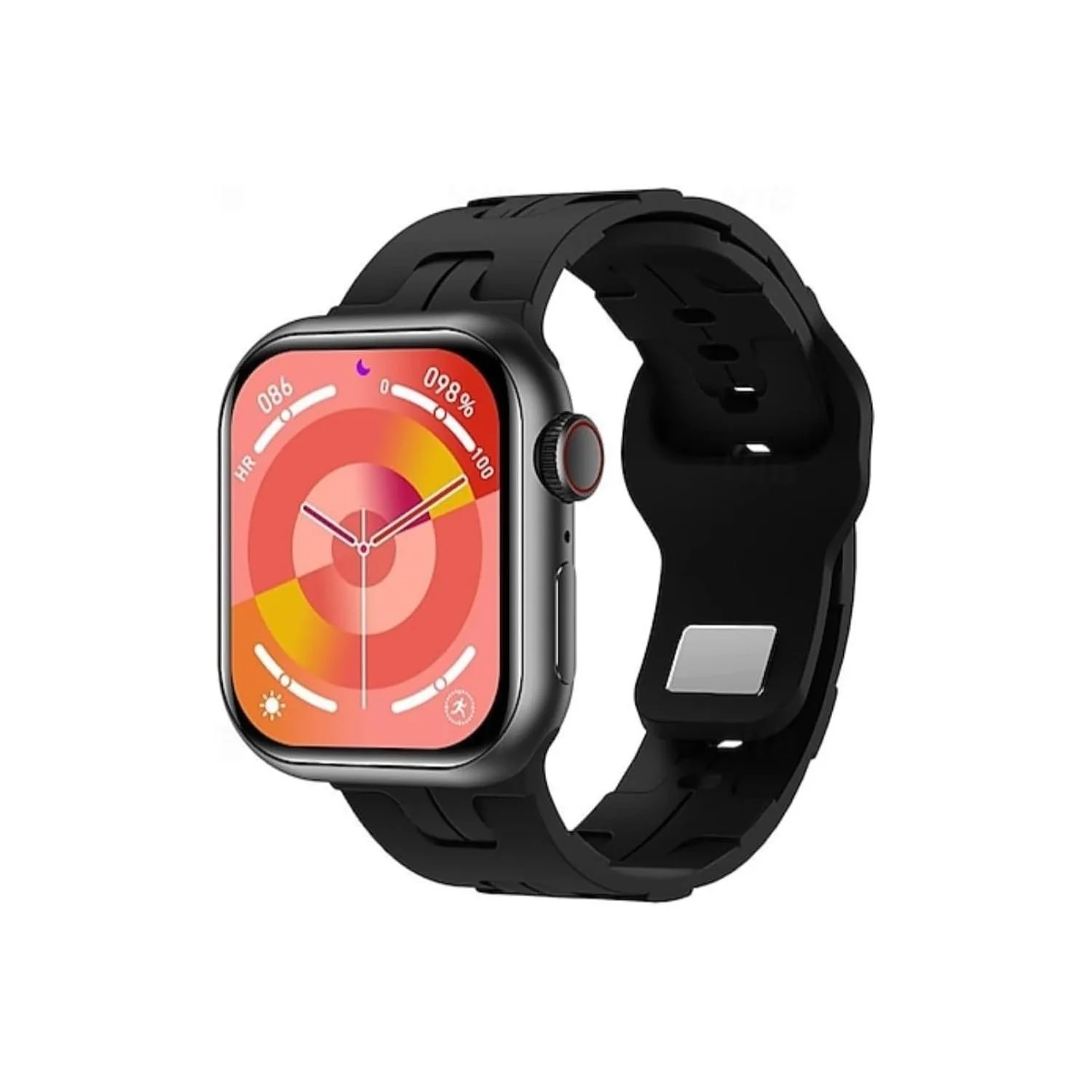 ScHitec Watch HK9 Mini Amoled Ekran Android İos HarmonyOs Uyumlu Akıllı Saat Siyah