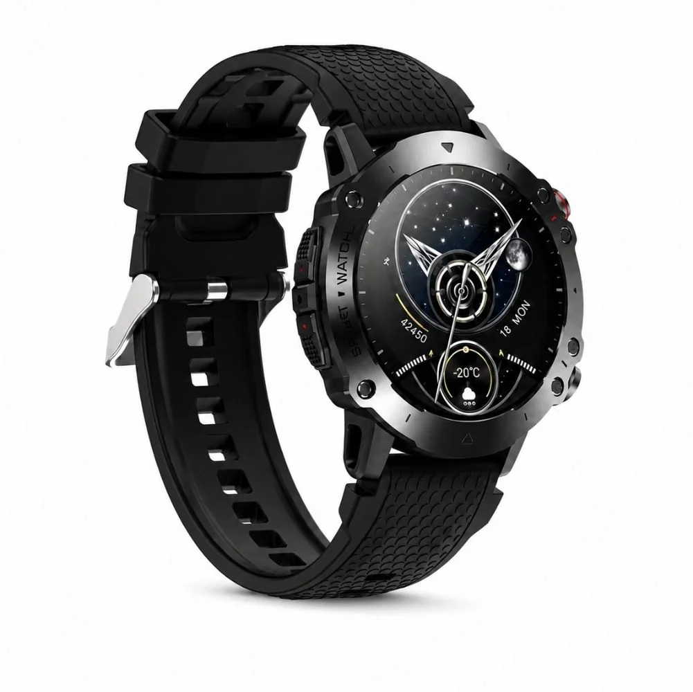 ScHitec HW6 Sport Amoled Ekran Android İos HarmonyOs Uyumlu Akıllı Saat Siyah