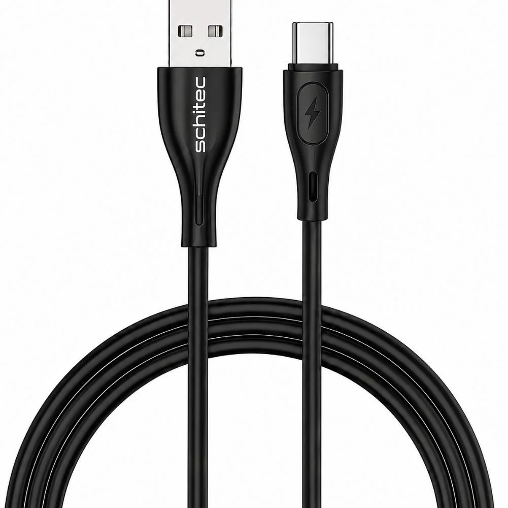 SChitec 100W Hızlı Şarj Adaptörü + USB-A to Type-C + USB-A to Lightning Hızlı Şarj ve Data Kablosu