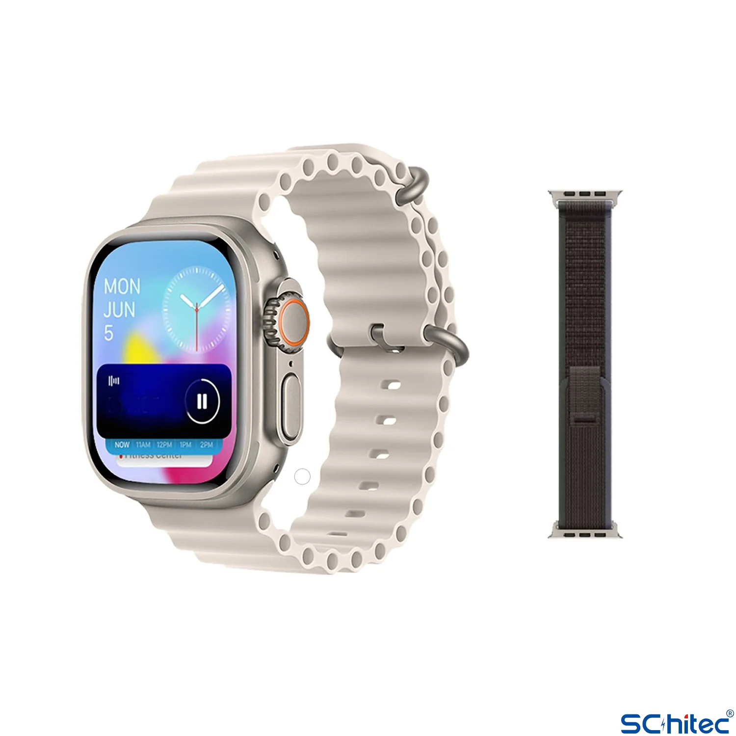 ScHitec HK10 Ultra 3 Amoled Ekran Android İos HarmonyOs Uyumlu Akıllı Saat Gümüş