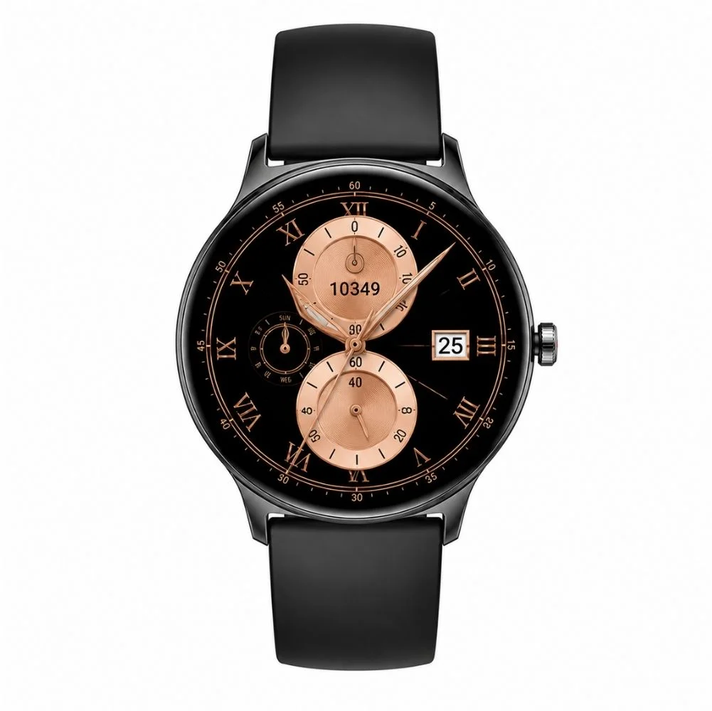 ScHitec Watch Ultra 5 Amoled Ekran Super Slim Tasarım WaterProof 3 Kordonlu Akıllı Saat Titanyum Siyah Teko5