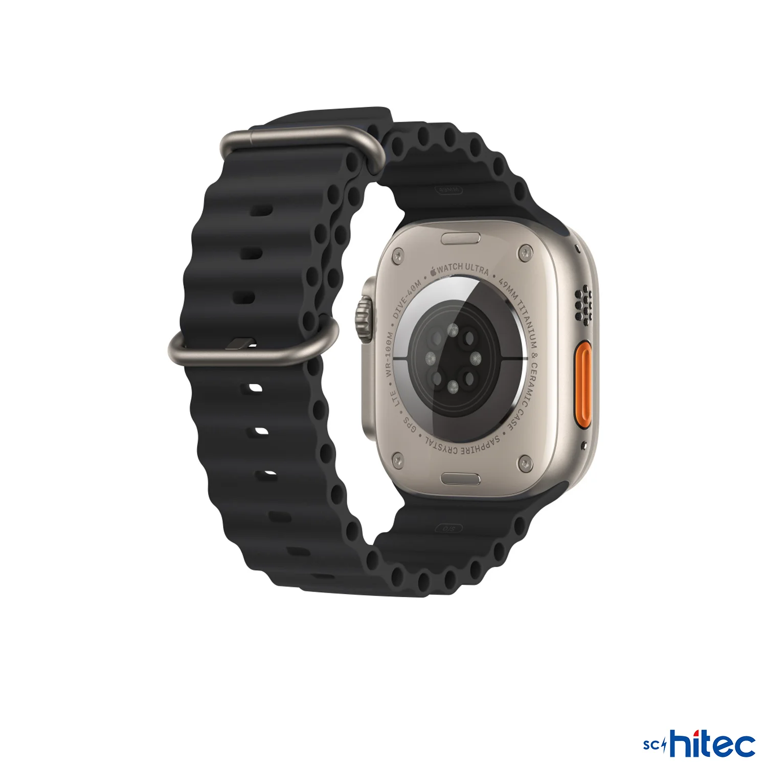 ScHitec 42-49mm Yeni Nesil Apple Uyumlu Akıllı Saat Kordonu Silikon Siyah 50 Adet