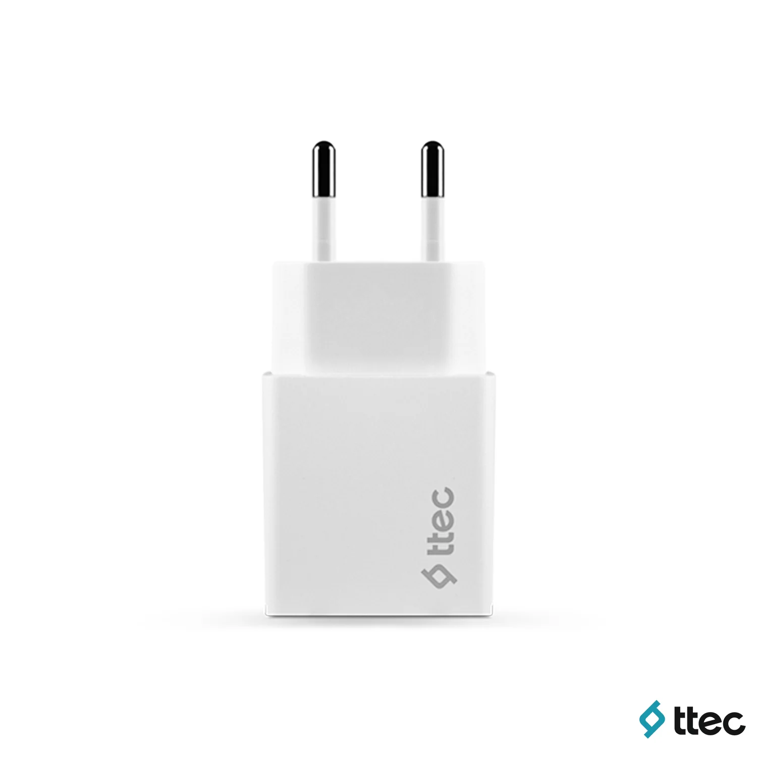 Ttec Smart Fast Charger 2.1A UsbA to Type-C Kablolu Seyahat Şarj Aleti Set Beyaz