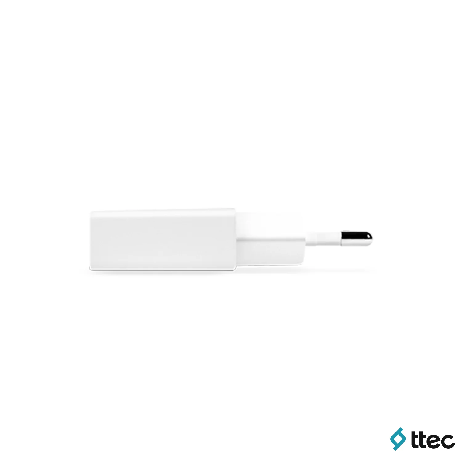 Ttec Smart Fast Charger 2.1A UsbA to Micro Kablolu Seyahat Şarj Aleti Set Beyaz