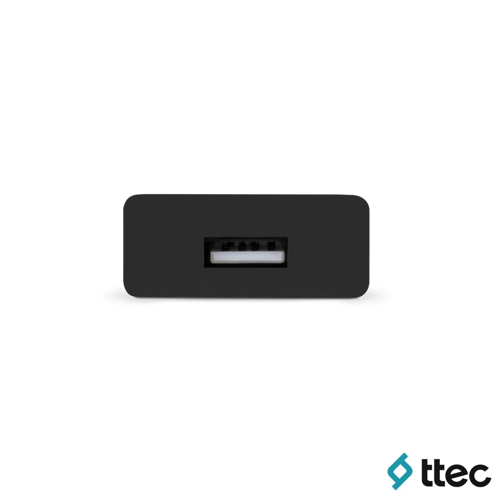 Ttec Smart Fast Charger 2.1A Apple Uyumlu Seyahat Şarj Aleti + UsbA to Lightning Kablolu Siyah